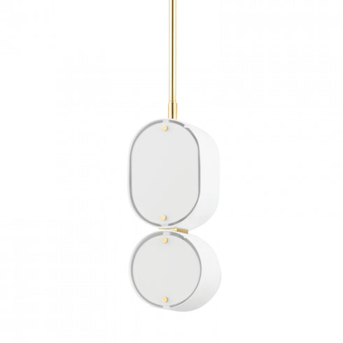 Corbett Opal 2 Light Pendant Model: 393-02-SWH/VB