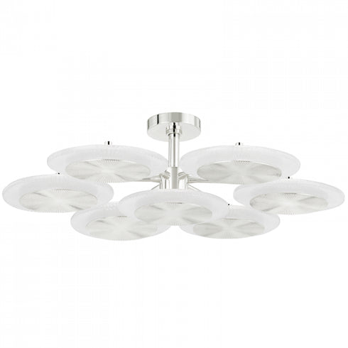 Corbett Topaz 7 Light Chandelier Model: 328-38-PN