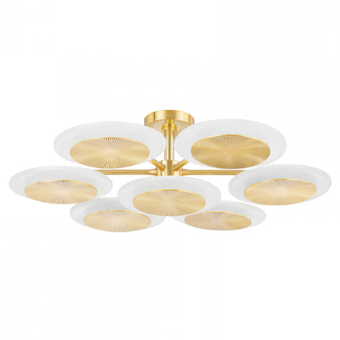 Corbett Topaz 7 Light Chandelier Model: 328-38-VPB