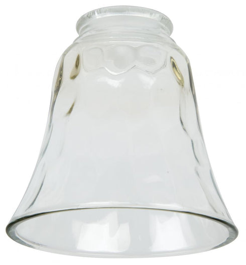 Craftmade 2.5glass Small Bell Hammered Clear Glass Replacement Model: 107
