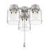 Craftmade 3 Light Fitter And Glass White Glass 3 X 4 Watt LED Energy Star Model: LK301102-BNK-WG-LED