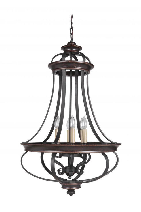 Craftmade Stafford 6 Light Foyer Model: 38736-AGTB