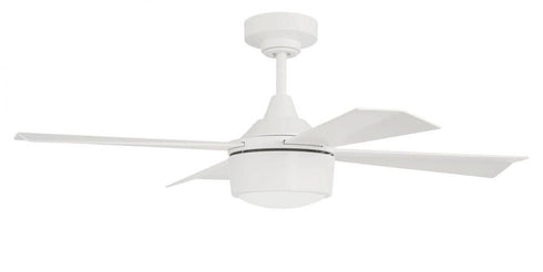 Craftmade 42 Inch Theowhite Finish White Blades Light Model: THO42W4