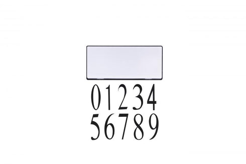 Craftmade Address Plaque LED Illuminated 11.5 X 5.25 Model: AP1000-FB-LED