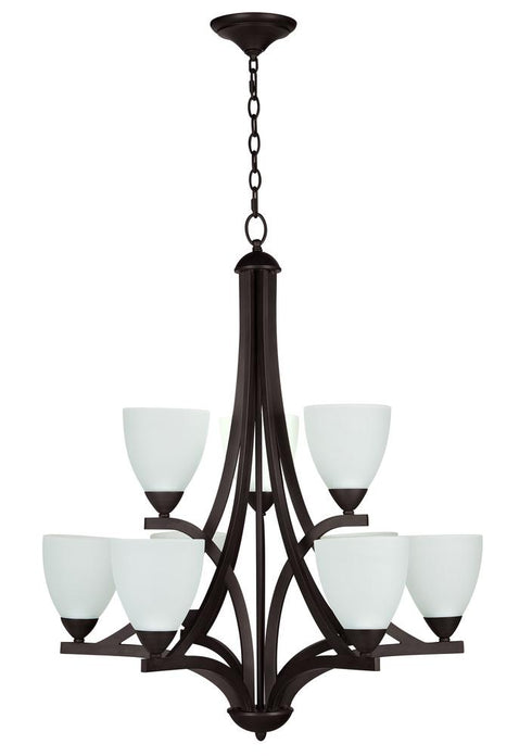 Craftmade Almeda 9 Light Chandelier Model: 37729-OLB-WF