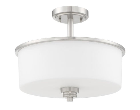 Craftmade Bolden 2 Light Semiflush Convertible Model: 50552-FB