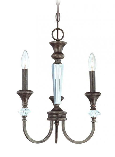 Craftmade Boulevard 3 Light Chandelier Model: 26733-MBS
