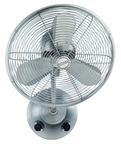 Craftmade BW116SS3 Bellows I 16" Wall Mount Fan in Stainless Steel