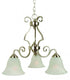 Craftmade Cecilia 3 Down Light Chandelier Model: 7121BNK3