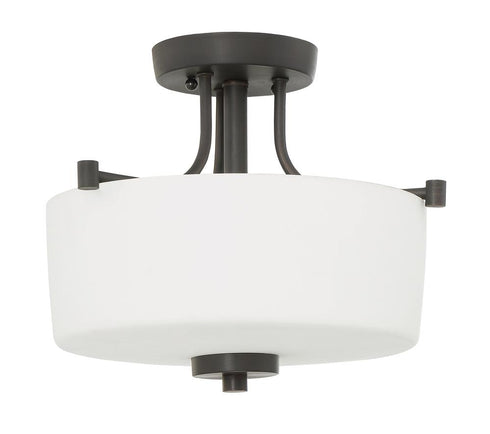 Craftmade Clarendon 3 Light Semiflush Model: 43553-BNK