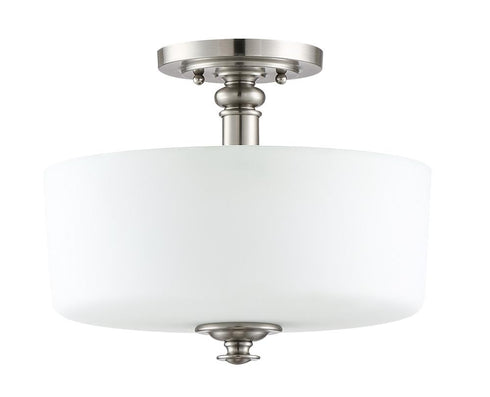 Craftmade Dardyn 3 Light Semiflush Convertible Model: 49853-BNK