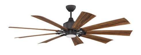 Craftmade Eastwood 70 Inch Ceiling Fan Blades & LED Light Kit Model: EAS70BNK9