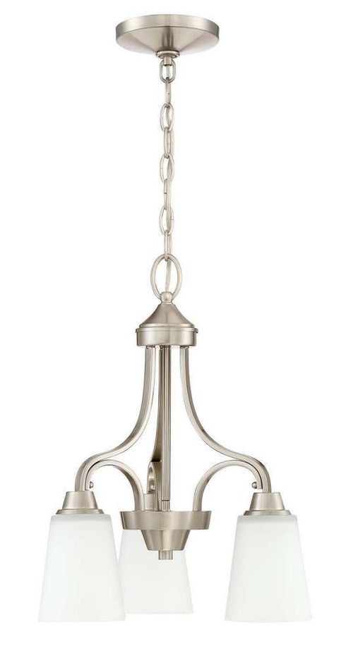 Craftmade Grace 3 Light Down Chandelier Model: 41913-BNK