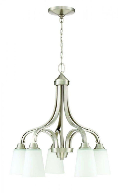 Craftmade Grace 5 Light Down Chandelier Model: 41915-BNK