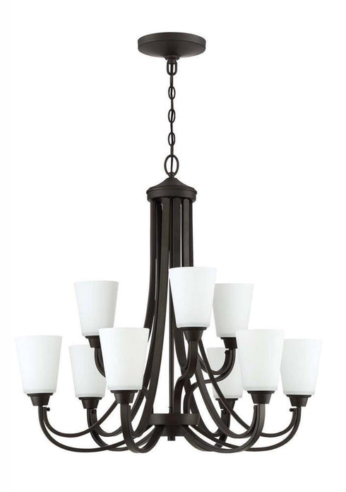 Craftmade Grace 9 Light Chandelier Model: 41929-BNK