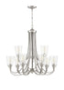 Craftmade Grace 9 Light Chandelier Model: 41929-BNK