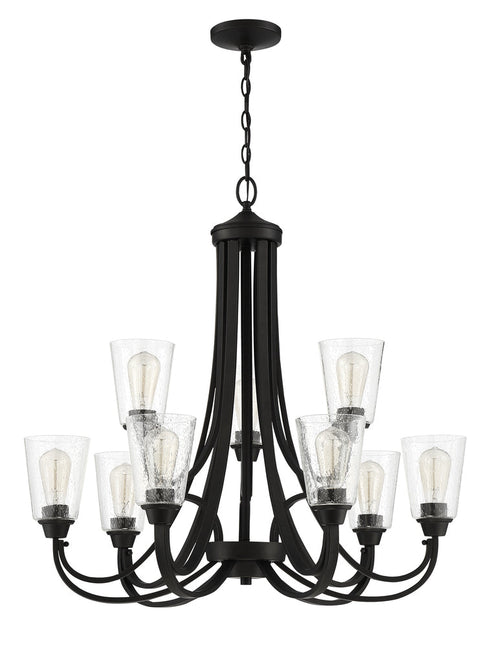 Craftmade Grace 9 Light Chandelier Model: 41929-BNK