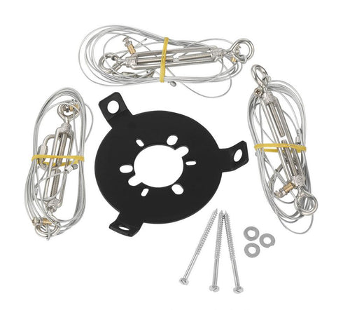 Craftmade Guide Wire System In Flat Black Model: GWS-FB