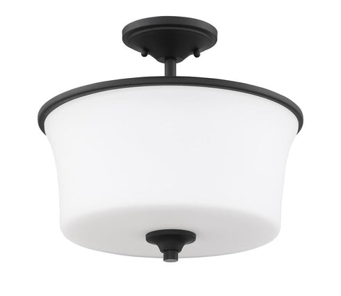 Craftmade Gwyneth 2 Light Semiflush Convertible Model: 50452-BNK