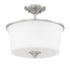 Craftmade Gwyneth 2 Light Semiflush Convertible Model: 50452-BNK