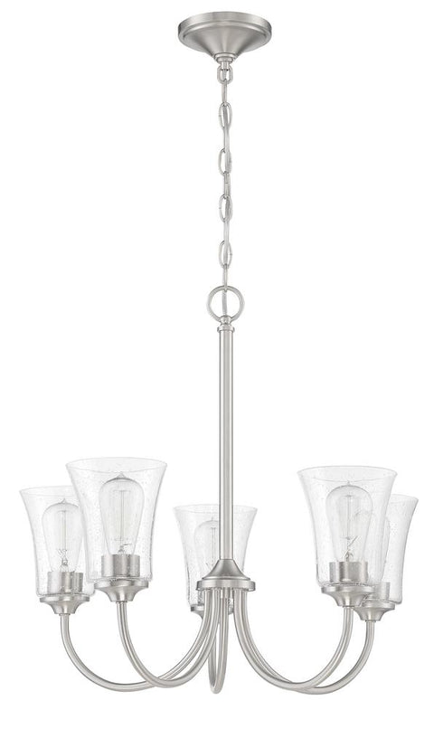Craftmade Gwyneth 5 Light Chandelier Model: 50425-BNK