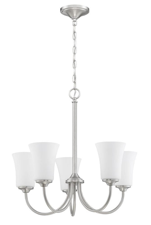 Craftmade Gwyneth 5 Light Chandelier Model: 50425-BNK