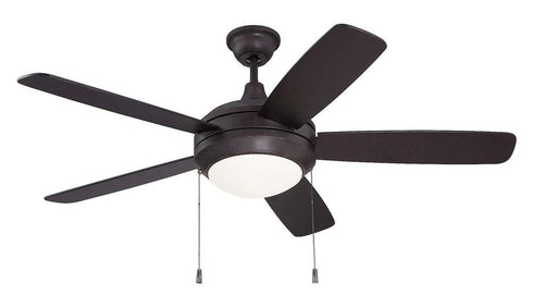 Craftmade Helios 52 Inch Ceiling Fan With Blades & LED Light Model: HE52W5-LED
