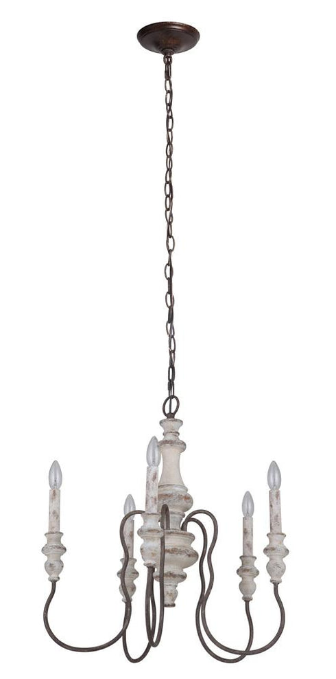 Craftmade Highgate 5 Light Chandelier Model: 52825-CWFM