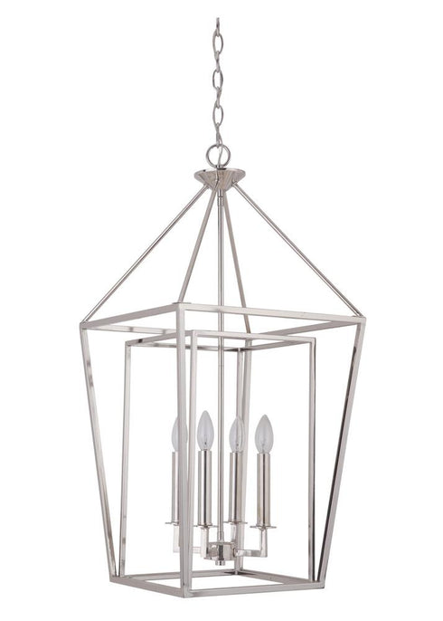 Craftmade Hudson 4 Light Large Foyer Model: 45835-PLN