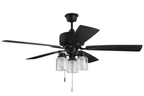 Craftmade Kate 52 Inch Ceiling Fan Blades & 3x4w LED Light Model: KTE52BNK5