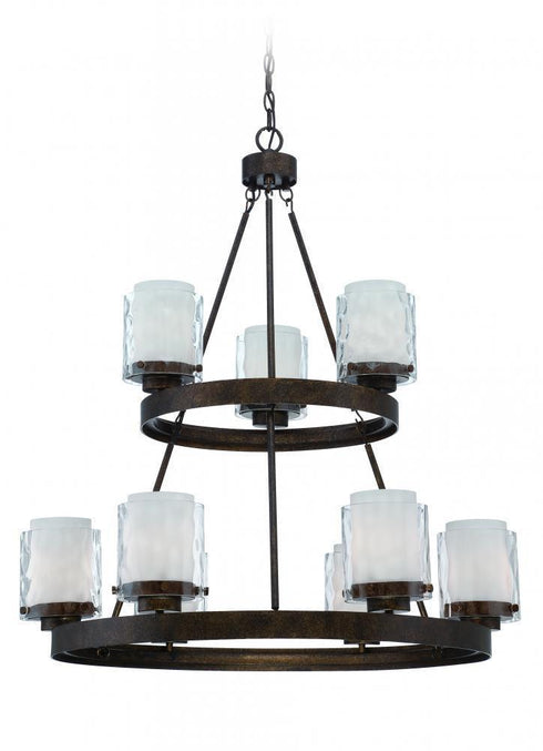 Craftmade Kenswick 9 Light Chandelier Model: 35429-PR