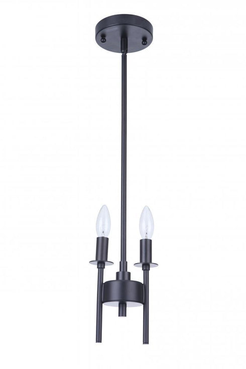 Craftmade Larrson 2 Light Mini Pendant Model: 54392-FB