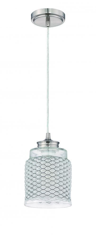 Craftmade Mini Pendant 1 Light Pendant Glass Model: P460BNK1