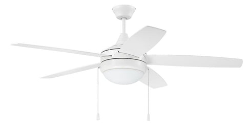Craftmade Phaze 5 Blade 52 Inch Ceiling Fan 5 Blades LED Light Kit Model: PHA52BNK5
