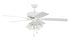 Craftmade Pro Plus 104 Clear 4 Light Kit Model: P104W5-52WWOK