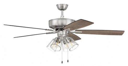 Craftmade Pro Plus 104 Clear 4 Light Kit Model: P104W5-52WWOK