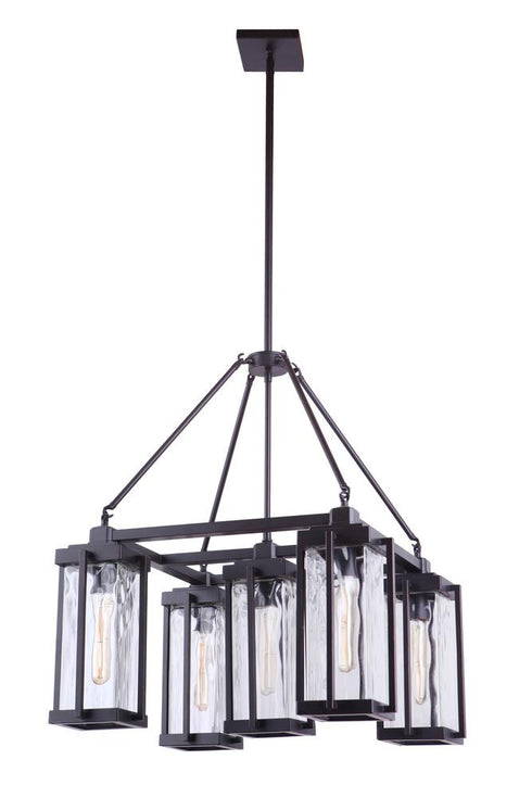 Craftmade Pyrmont 5 Light Outdoor Chandelier Model: 54125-OBG