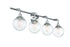 Craftmade Que 4 Light Vanity Model: 53304-FB