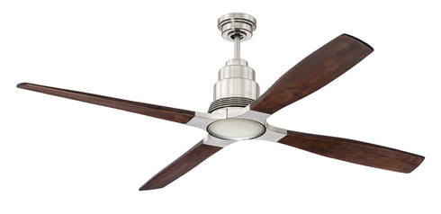 Craftmade Ricasso 60 Inch Ceiling Fan With LED Light Kit Blade Model: RIC60BNK