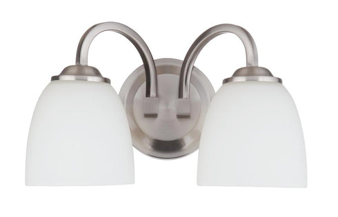 Craftmade Serene 2 Light Vanity Model: 49902-BNK