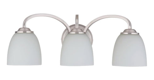 Craftmade Serene 3 Light Vanity Model: 49903-BNK