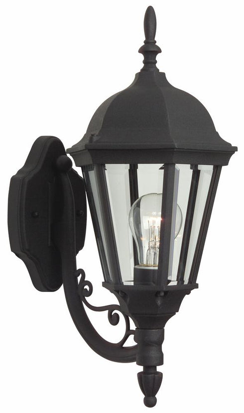 Craftmade Straight Glass Cast Aluminum Small Wall Mount Model: Z317-TB