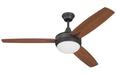 Craftmade Targas 52 Inch Ceiling Fan Blades & LED Light Kit Model: TG52BNK3-UCI