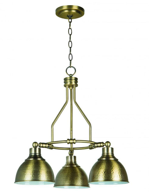 Craftmade Timarron 3 Light Down Chandelier Model: 35923-ABZ