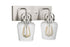 Craftmade Trystan 2 Light Vanity Model: 53502-FB