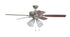 Craftmade Twist N Click 52 Inch Fan With Blades & LED Light Kit Model: TCE52W5C4
