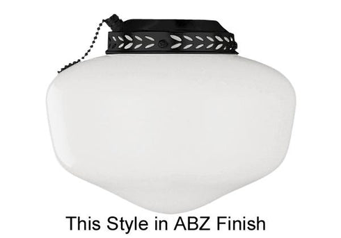 Craftmade Universal Bowl Light Kit 1 Light Universal Fan Light Kit Model: ELK1ABZ-W