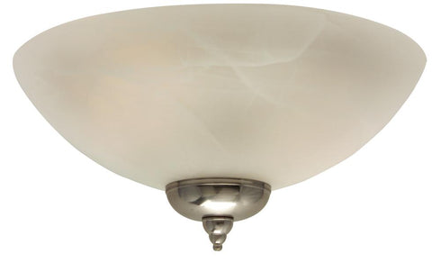 Craftmade Universal Bowl Light Kit Economy Alabaster Glass 2x9w LED Model: LK215-LED