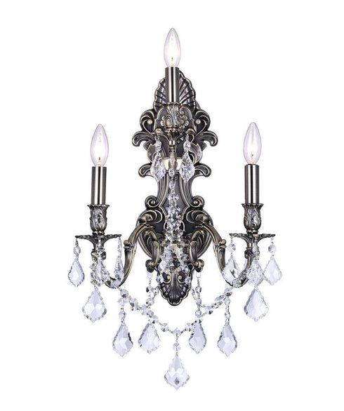 CWI Lighting 3 Light Wall Sconce With Antique Brass Finish Model: 2039W13AB-3