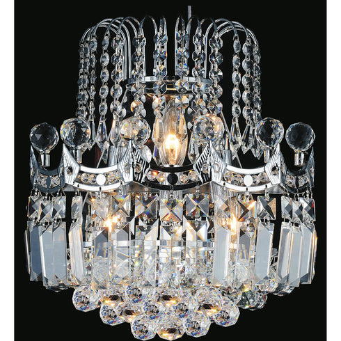 CWI Lighting Amanda 3 Light Wall Sconce With Chrome Finish Model: 8421W12C